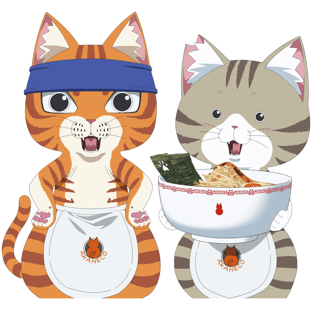 TVアニメ『ラーメン赤猫』 コラボイラスト