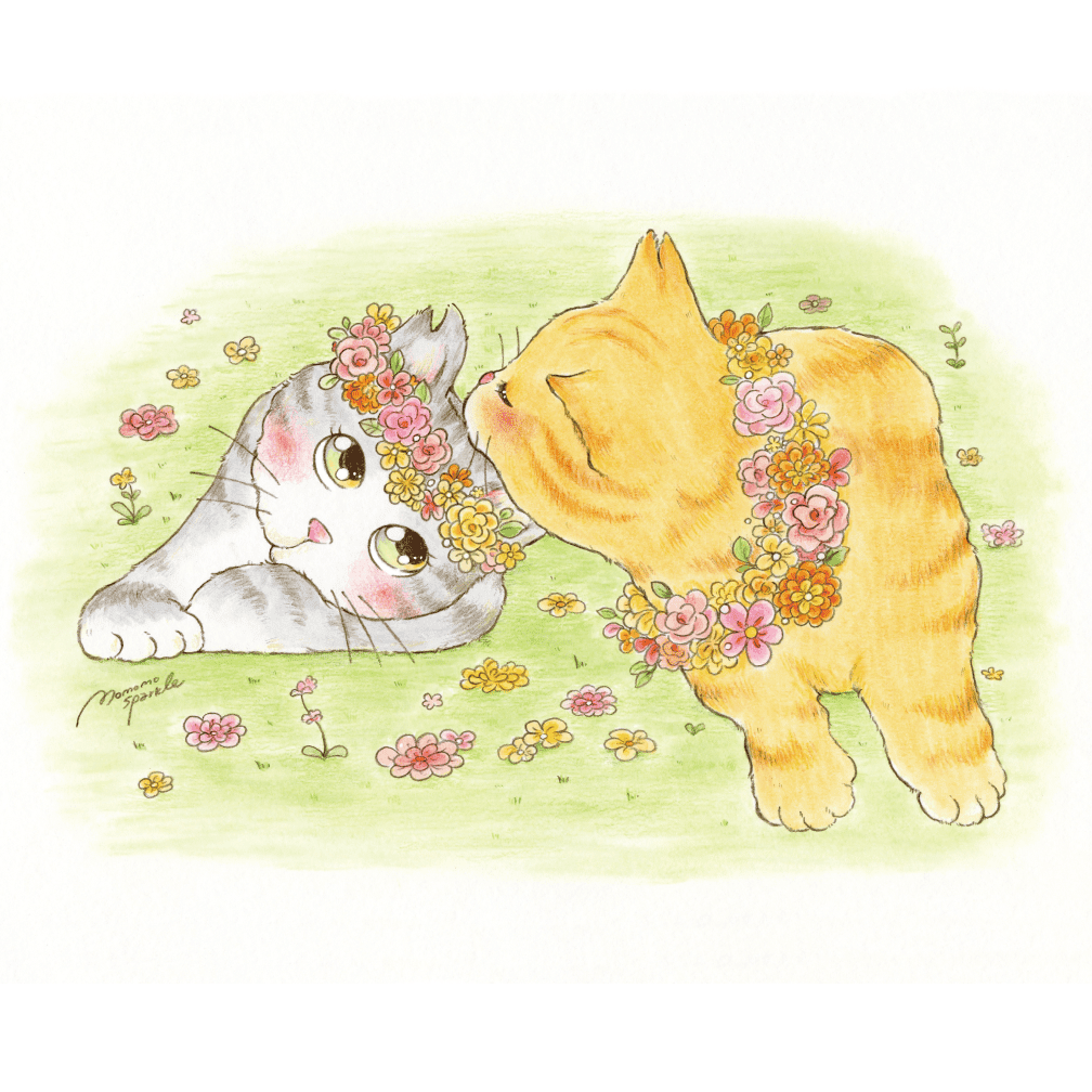 momomosparkle コラボイラスト