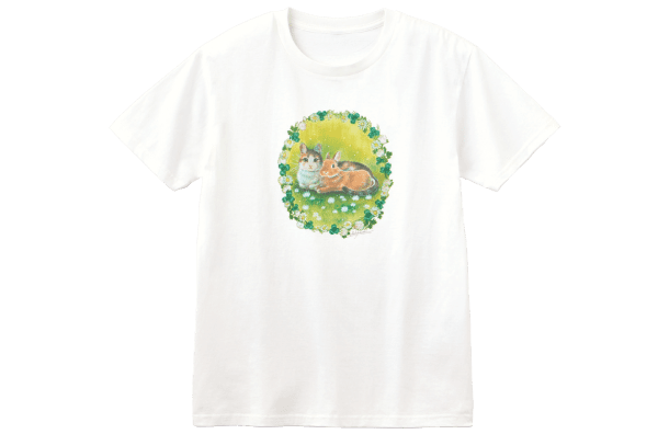 しらとあきこ コラボTシャツ