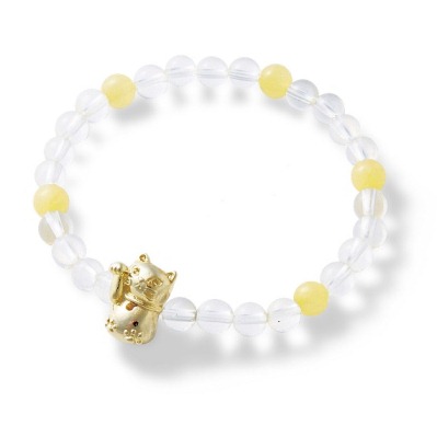 ツンデレにゃんが招き猫に！天然石ブレスレット発売│フェリシモ猫部